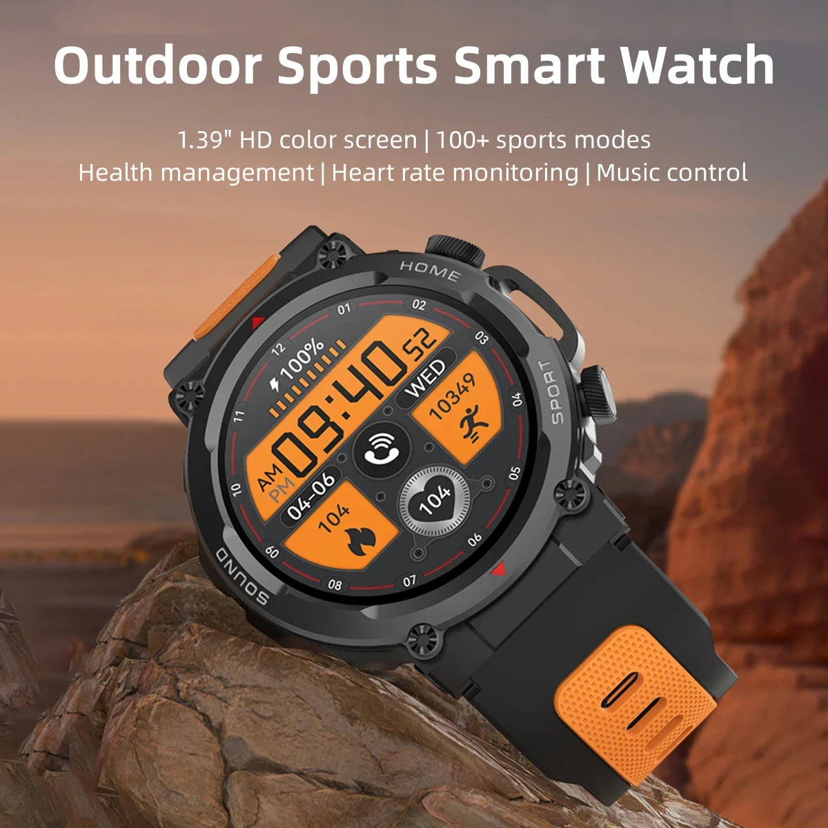 Sports Smart Watch 1.39-Inch TFT