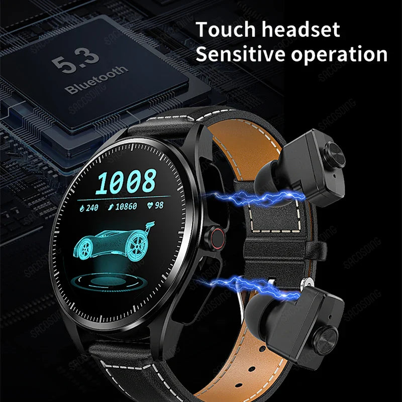 4GB RAM 2-in-1 AMOLED Bluetooth  Smart Watch
