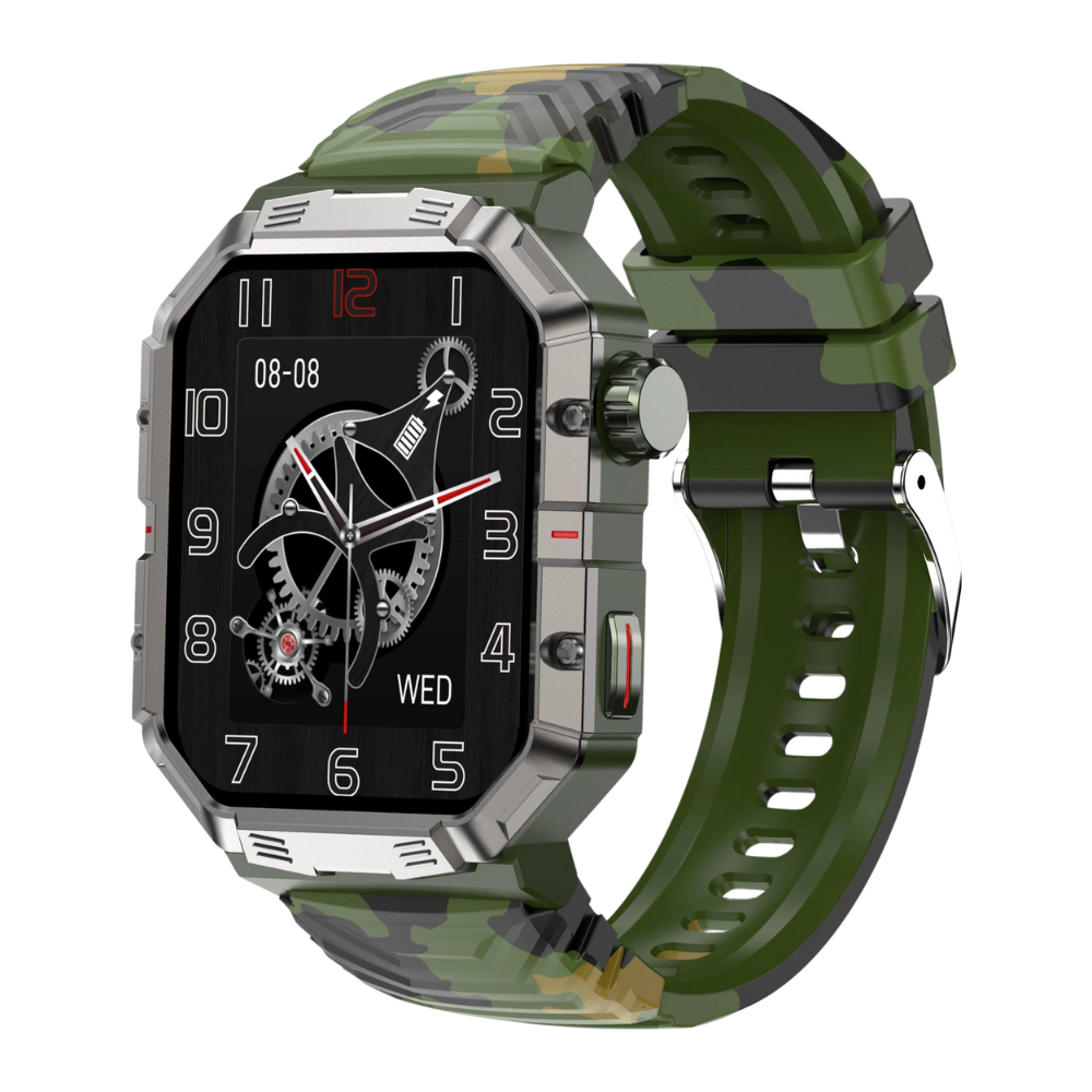 Military Outdoor SmartWatch: Track Fitness